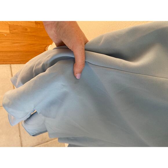 NWT Likely Calhoun Gown Bow Strap Dress in Baby Blue Bell Revolve 8 $378 - Picture 8 of 8